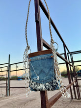 Load image into Gallery viewer, Denim Patch Purse