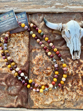 Load image into Gallery viewer, Mookaite & Navajo Pearl Necklace