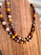 Load image into Gallery viewer, Mookaite & Navajo Pearl Necklace