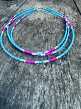 Load image into Gallery viewer, Neon Cowgirl Seed Bead Choker