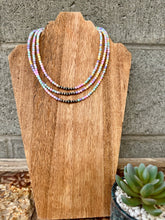 Load image into Gallery viewer, Pastel Mother of Pearl Necklace With Navajo Pearls