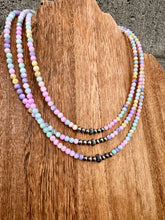 Load image into Gallery viewer, Pastel Mother of Pearl Necklace With Navajo Pearls