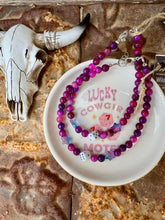 Load image into Gallery viewer, Purple N Turquoise Anklets
