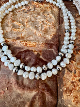 Load image into Gallery viewer, Extra Large Fresh Waters Pearls & Navajo Pearl Necklace