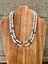 Load image into Gallery viewer, Extra Large Fresh Waters Pearls & Navajo Pearl Necklace