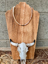 Load image into Gallery viewer, Ombre Pearl Necklace + Navajo Pearls