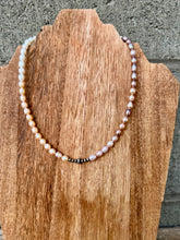 Load image into Gallery viewer, Ombre Pearl Necklace + Navajo Pearls