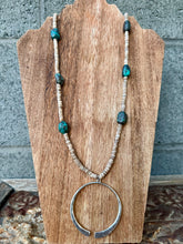 Load image into Gallery viewer, XL Turquoise Nugget Necklace + XL Naja