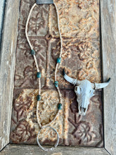 Load image into Gallery viewer, XL Turquoise Nugget Necklace + XL Naja