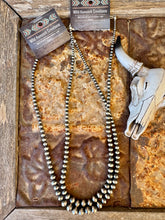 Load image into Gallery viewer, Graduated 3MM-8MM Navajo Pearl Necklace