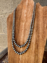 Load image into Gallery viewer, Graduated 3MM-8MM Navajo Pearl Necklace