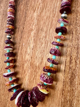 Load image into Gallery viewer, Gigantic Purple Spiny Oyster Necklace