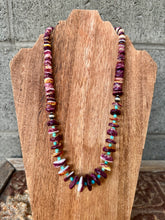 Load image into Gallery viewer, Gigantic Purple Spiny Oyster Necklace