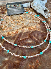 Load image into Gallery viewer, Champagne & Turquoise Chokers
