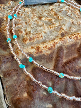 Load image into Gallery viewer, Champagne & Turquoise Chokers