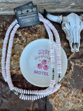 Load image into Gallery viewer, 10MM Pink Conch Necklace with Navajo Torpedoes