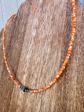 Load image into Gallery viewer, Dainty Orange Spiny Oyster Choker