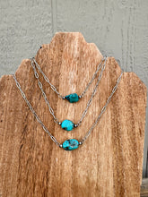 Load image into Gallery viewer, XL Kingman Turquoise Nugget Bar Chokers