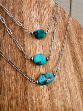 Load image into Gallery viewer, XL Kingman Turquoise Nugget Bar Chokers
