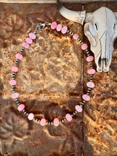 Load image into Gallery viewer, Pink Peddles & Navajo Pearls
