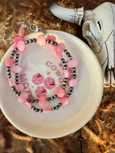 Load image into Gallery viewer, Pink Peddles & Navajo Pearls