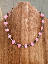 Load image into Gallery viewer, Pink Peddles & Navajo Pearls