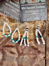 Load image into Gallery viewer, Mother of Pearl & Turquoise Earrings