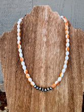 Load image into Gallery viewer, Barrel Orange Spiny Oyster Necklace
