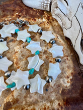 Load image into Gallery viewer, Star Bracelet With Turquoise Or Navajo Pearl