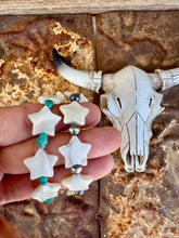 Load image into Gallery viewer, Star Bracelet With Turquoise Or Navajo Pearl