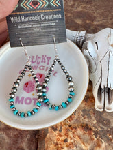 Load image into Gallery viewer, Teardrop Navajo Desert Pearls With Rondelle Turquoise