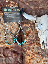 Load image into Gallery viewer, Teardrop Navajo Desert Pearls With Rondelle Turquoise