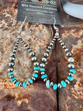 Load image into Gallery viewer, Teardrop Navajo Desert Pearls With Rondelle Turquoise