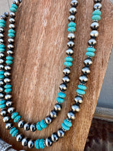 Load image into Gallery viewer, Long Statement 10MM Navajo Desert Pearl Statement Necklace