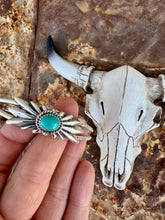 Load image into Gallery viewer, Sleeping Beauty Turquoise Concho Cuff