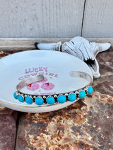 Load image into Gallery viewer, Sleeping Beauty Row Turquoise Stacker Cuff
