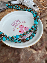 Load image into Gallery viewer, Turquoise Magnesite With Copper Hematite
