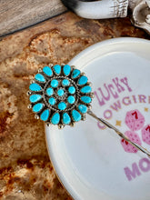 Load image into Gallery viewer, Turquoise Cluster Hair Stick