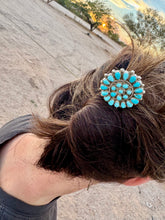 Load image into Gallery viewer, Turquoise Cluster Hair Stick