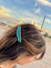 Load image into Gallery viewer, Genuine Turquoise Hair Clip Barrette