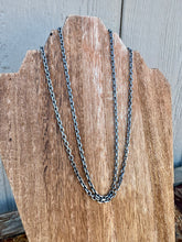 Load image into Gallery viewer, Sterling Silver Paperclip Chain 18" Chain