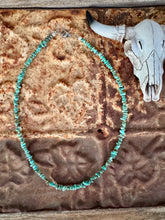 Load image into Gallery viewer, Genuine Turquoise Chip Necklace
