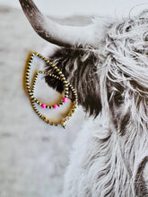 Load image into Gallery viewer, Navajo Pearl Bracelet Till Death And Pink Opal