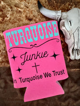 Load image into Gallery viewer, Turquoise Junkie / Cowgirl Era Can Cooler