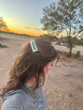 Load image into Gallery viewer, Kingman Turquoise Southwestern Hair Clip