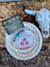 Load image into Gallery viewer, Pink Conch Barrel Beads With Turquoise & Navajo Pearls