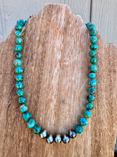 Load image into Gallery viewer, 10MM Composite Turquoise With Navajo Pearls