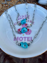 Load image into Gallery viewer, Kingman Turquoise Nugget Bar Chokers