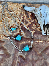 Load image into Gallery viewer, Kingman Turquoise Nugget Bar Chokers