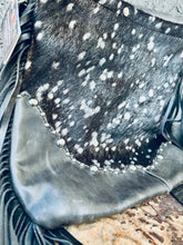 Load image into Gallery viewer, Metallic Acid Wash Fringe Purse